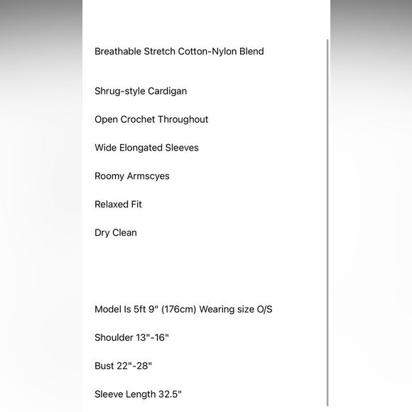 Source Unknown Crochet Stirrup Sweater Sleeves - Picture 9 of 9